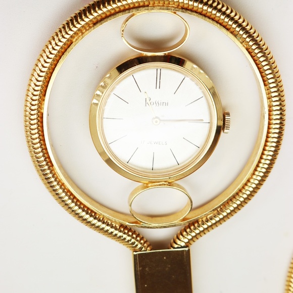 Vintage 1970s Rossini 17 Jewels Timepiece Necklace - Picture 4 of 16